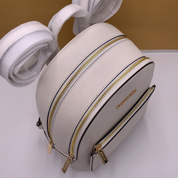 MICHAEL KORS ADINA MEDIUM BACKPACK OPTIC WHITE COLOR - Picture 10 of 16